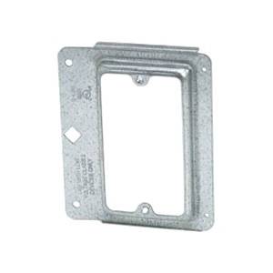 B-Line BB15 1-Gang 1-Piece Cover Plate Mounting Bracket, For Use With Low Voltage Outlet, Channel/Stud Mount, Steel