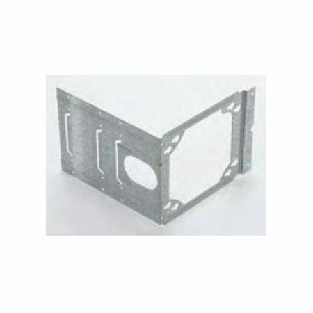 EATON B-Line BB4-6 Box Support, 4 x 4-11/16 in Box, Panel Mount, Steel, Pre-Galvanized