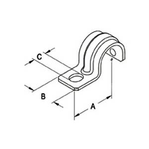 1/2" Bridgeport Fittings 920-S EMT Strap