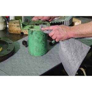 30" x 150', Brady Worldwide Inc. BRU150 Absorbent Roll, Polypropylene