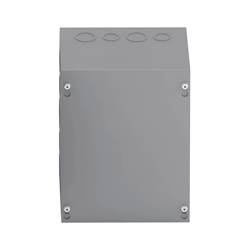 B-Line 666 SCGV Junction Box With Knockout, 6 in H x 6 in W x 6 in D, Screw Cover, NEMA 1/IP30 NEMA Rating, Steel