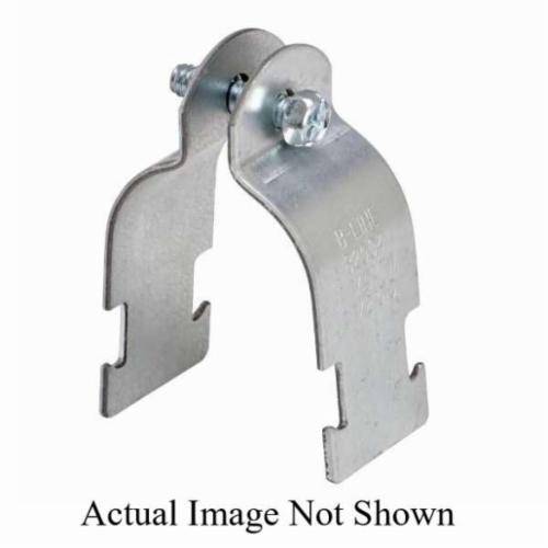 B-Line B2009PASS4 B2000 Pre-Assembled Conduit/Pipe Clamp, 3/4 in Conduit, 600 lb Load, 1 in OD, 304 Stainless Steel