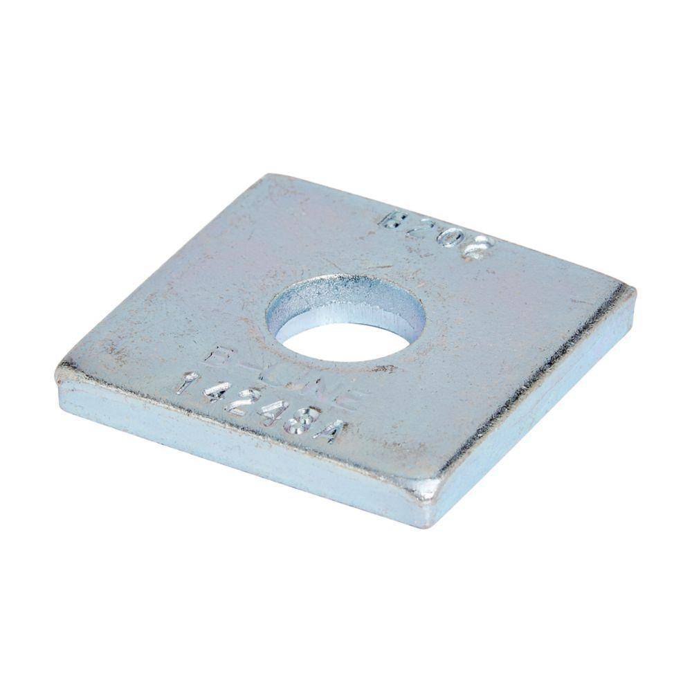 B-Line B202SS4 Square Washer, 1/2 in Nominal, 9/16 in ID, 304 Stainless Steel