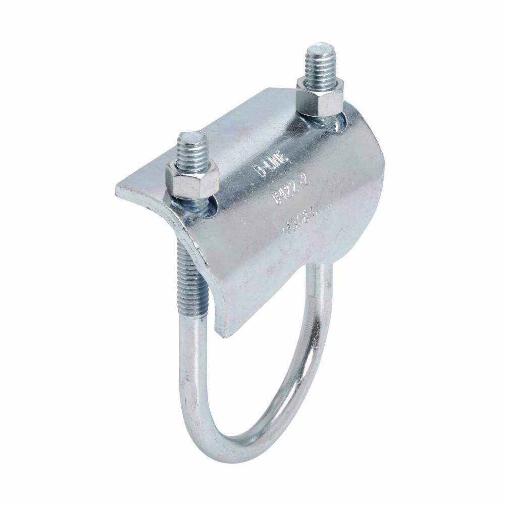 B-Line Bolted Framing® B422-1/2SS4 Channel, 1/2 in Conduit, 250 lb Load, 304 Stainless Steel