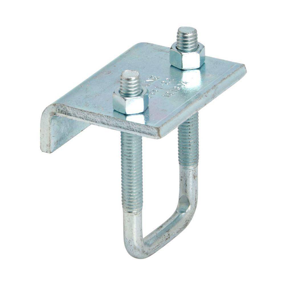 EATON B-Line B441-22SS4 Beam Clamp, 13/16 to 1-5/8 in Channel, 3/4 in THK Flange, 1200 lb Load, 304 Stainless Steel