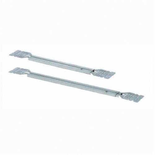 B-Line BB2-16T Telescoping Box Mounting Bracket, 1-1/2 in, 2-1/8 in D Box, 11 to 18 in Stud Spacing, Pre-Galvanized Steel, Zinc Phosphate