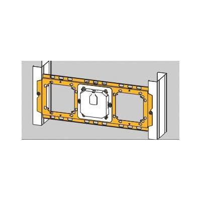 EATON B-Line BB8-16 Box Mounting Bracket With Handle, 16 in Stud Spacing, Surface Mount, Steel, Pre-Galvanized