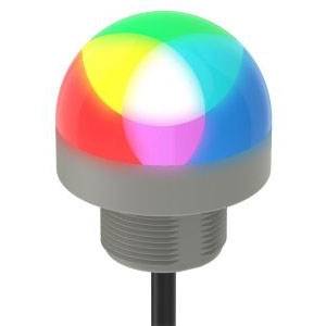 10 to 30 VDC, 220 mA, Banner Engineering Corp. BFK50L2FRGB7 (802157) Programmable Indicator, 7-Color