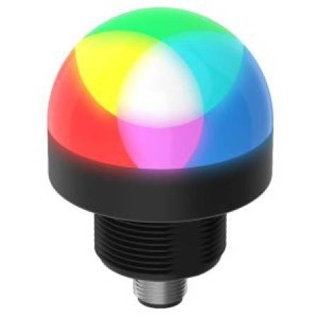 18 to 30 VDC, 150 mA, Banner Engineering Corp. BFK50L2RGBKQ (802158) Programmable Indicator, 7-Color