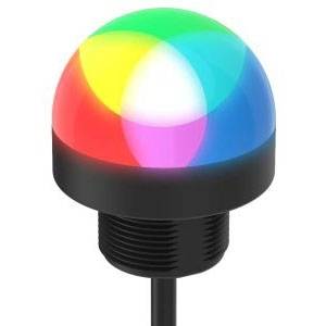18 to 30 VDC, 150 mA, Banner Engineering Corp. BFK50L2RGBKQP (802159) Programmable Indicator, 7-Color