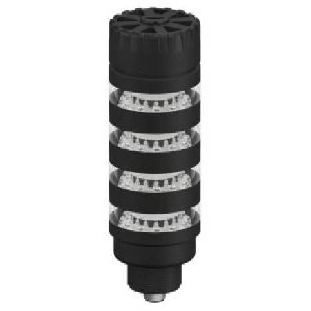 18 to 30 VDC, 100 mA, Banner Engineering Corp. BFTL50BL4AKQ (804971) Programmable Tower Light, 4-Segment