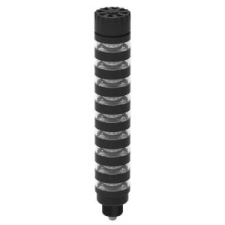 18 to 30 VDC, 100 mA, Banner Engineering Corp. BFTL50BL9AKQ (804976) Programmable Tower Light, 9-Segment