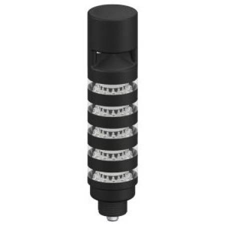 18 to 30 VDC, 100 mA, Banner Engineering Corp. BFTL50BL5AOSKQ (804998) Programmable Tower Light, 5-Segment