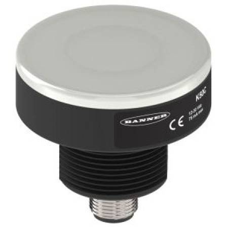 18 to 30 VDC, 150 mA, Banner Engineering Corp. BFK50CL2RGBKQ (807256) Programmable Indicator, 7-Color