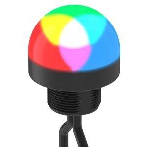 10 to 30 VDC, 132 mA, Banner Engineering Corp. BFK50PLSQ2PS (808254) Programmable Indicator, Multi-Color