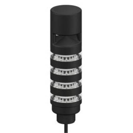 10 to 30 VDC, 220 mA, Banner Engineering Corp. BFTL50PBL4AOS (808365) Programmable Tower Light, 4-Segment
