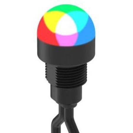 10 to 30 VDC, 60 mA, Banner Engineering Corp. BFK30PLSQ2PS (809280) Programmable Indicator, Multi-Color
