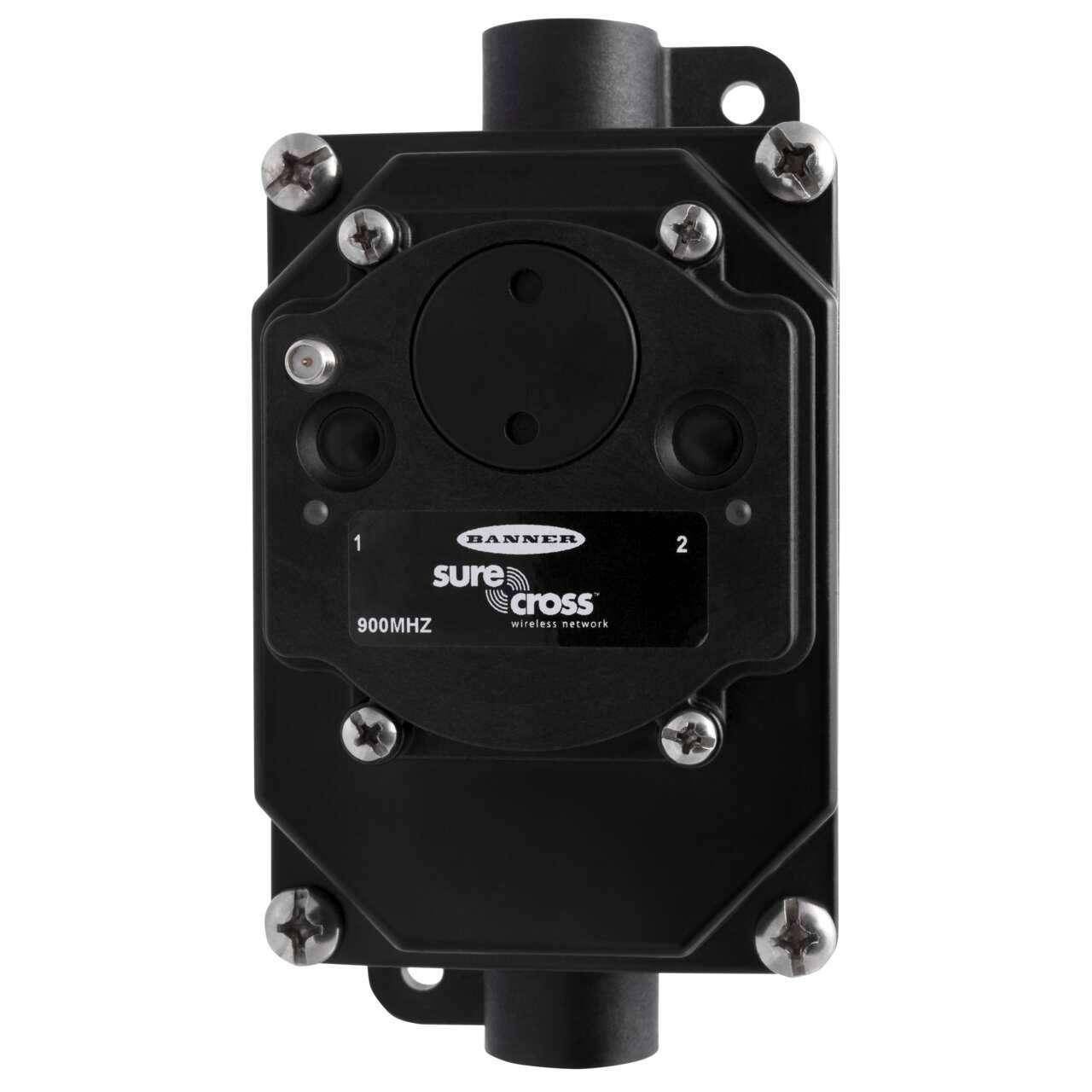 Banner Engineering DX80DR9M-DCLATCHE Data Radio, 900 MHz, 10 to 30 VDC, 3.6 to 5.5 VDC Power Output