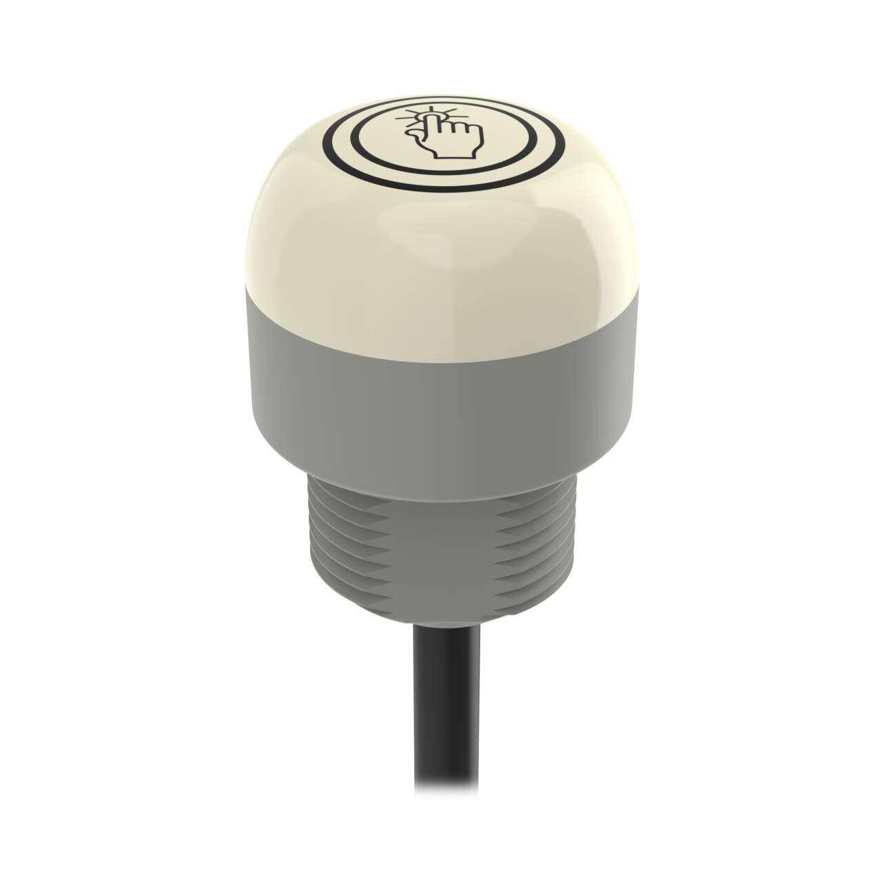 Banner Engineering K30ABT2FGGHQP K30 Touch Button, 12 to 30 VDC, 300 ms Response, M12 Connection, Copolyester
