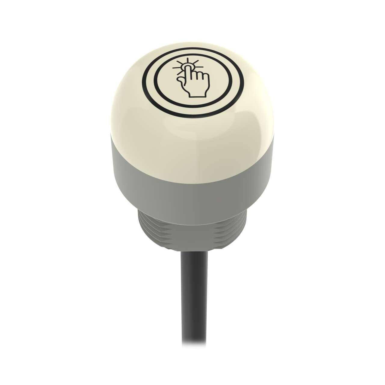 Banner Engineering K30ABT2FGGHQP K30 Touch Button, 12 to 30 VDC, 300 ms Response, M12 Connection, Copolyester