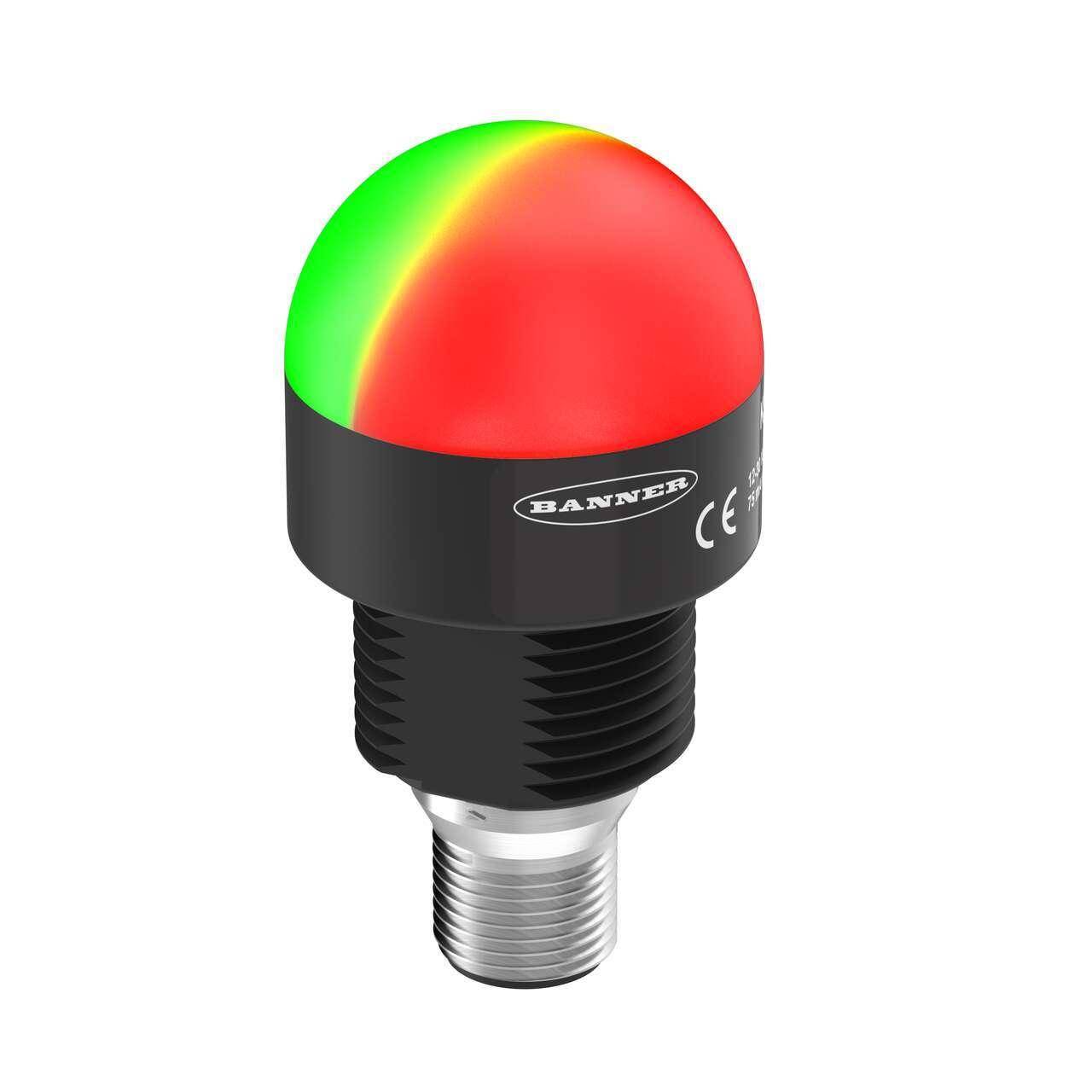 Banner Engineering K30PTAMGRY3Q K30 Touch Button, 12 to 30 VDC, 300 ms Response, M12 Connection, Polycarbonate