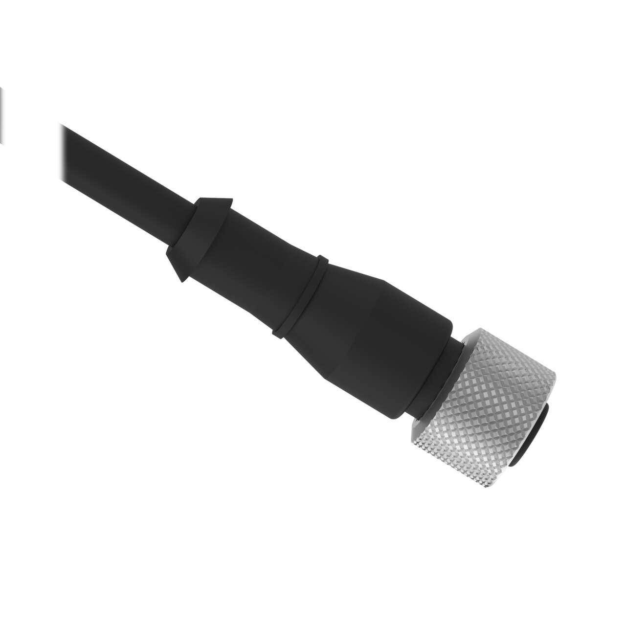 Banner Engineering MQDEC2-415 Euro Style Shielded Quick Disconnect Cable, 250 VAC/VDC, (4) 22 AWG High Flexible Stranded Conductor, 5 m L