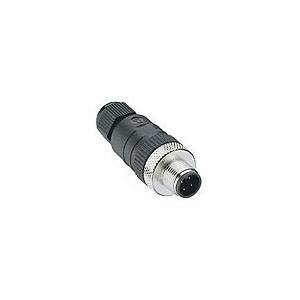 36 V 2A, 8-Pole, Belden Inc. (Lumberg Automation) RSC-8/9 Field Attachable Connector, Polybutylene Terephthalate, Male Straight, Single Keyway