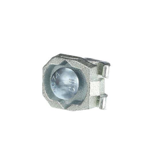 Blackburn® E-Z Ground® 10103-TB 1-Conductor Non-Insulated Grounding Clamp, 3/8-16 Rod, 4 to 4/0 AWG Conductor, Malleable Iron