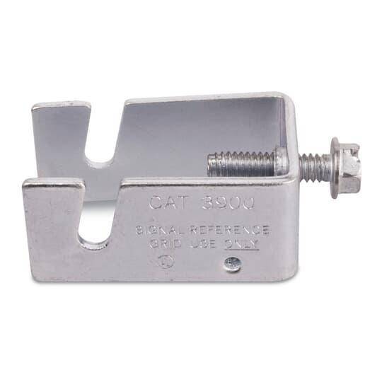 Blackburn® E-Z Ground® 3900 Non-Insulated Signal Reference Grid Grounding Clamp, 8 to 4 AWG Conductor, Steel