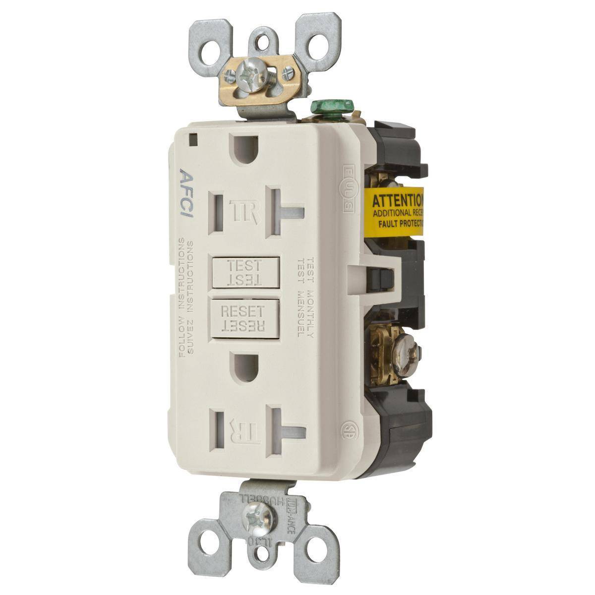Bryant Electric Wiring Device-Kellems RU170W Deep Non-Metallic Slim Standard Distribution Box, Stainless Steel, 1 Gang