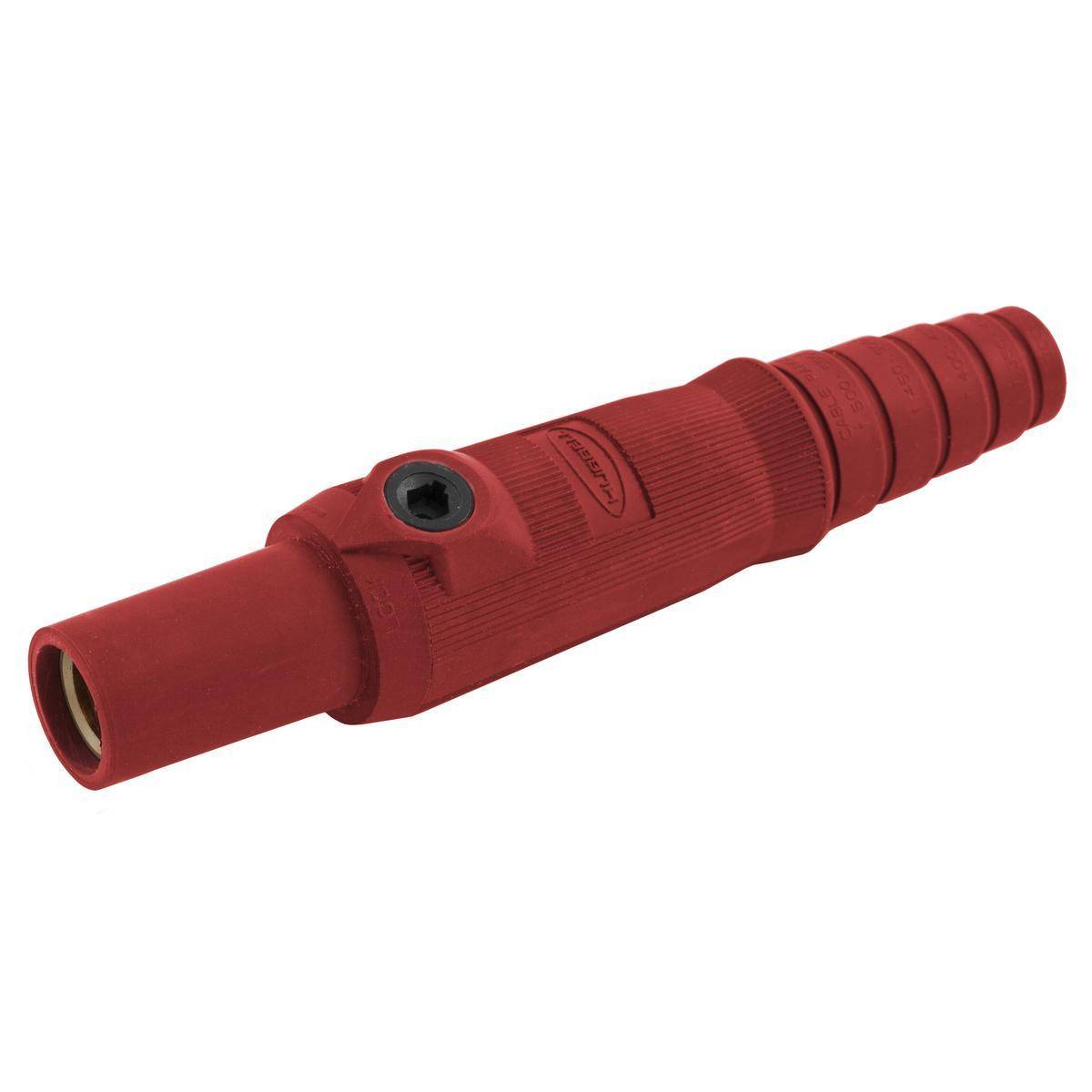 Wiring Device-Kellems HBL15FR 15 Series 1-Pole Female Insulated Non-Metallic Standard Single Pole Plug, 600 VAC/250 VDC, 150 A, 8 to 2 AWG Wire, Setscrew Connection