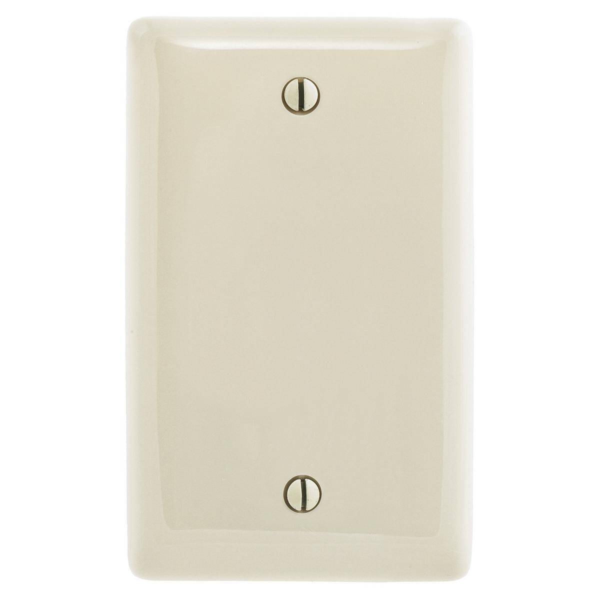 Bryant Electric NPJJ13LA Jumbo Weatherproof Blank Wall Plate, 1 Gangs, Nylon, Light Almond