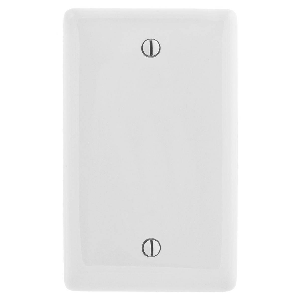 Bryant Electric NPJJ13W Jumbo Weatherproof Blank Wall Plate, 1 Gangs, Nylon, White