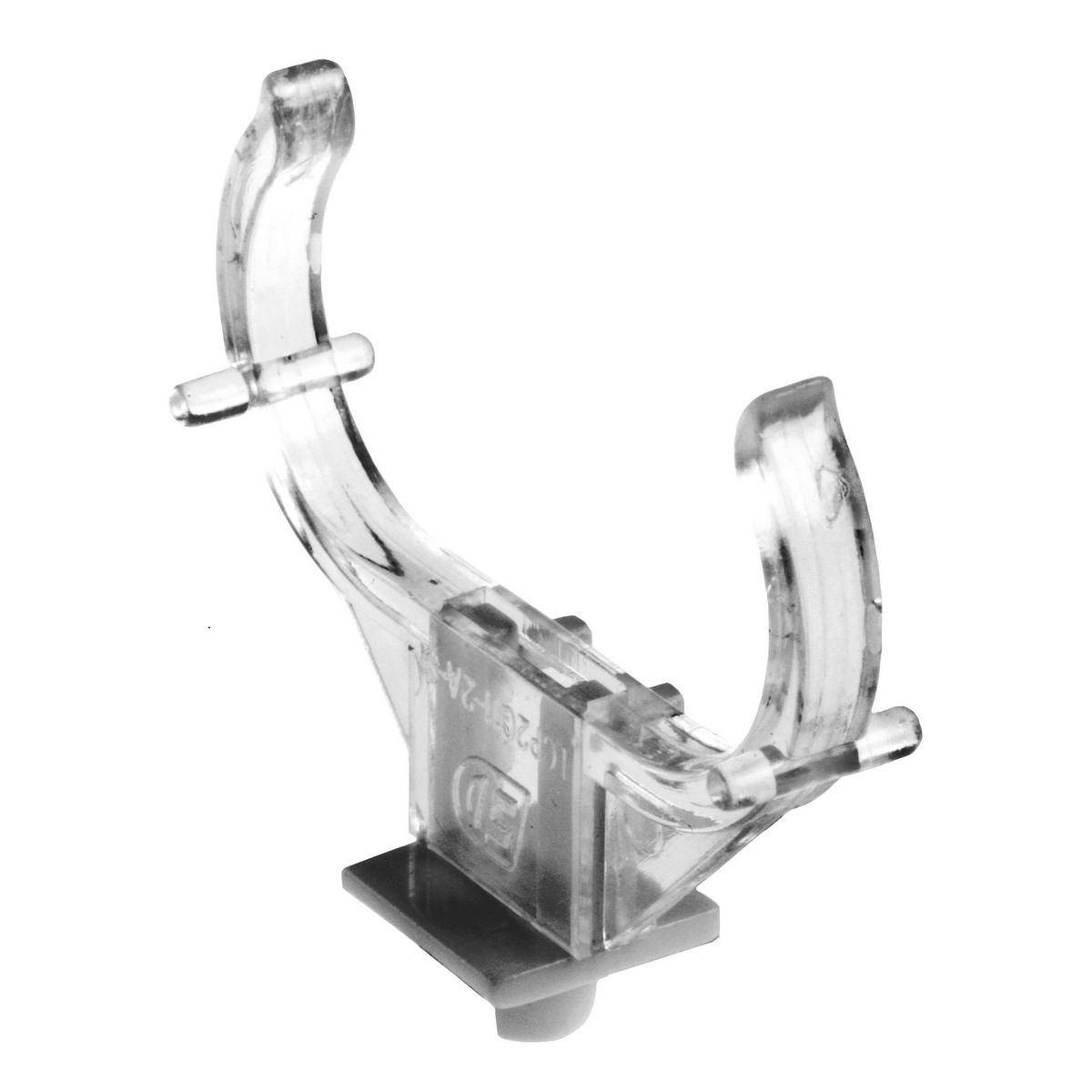 Bryant Electric RL42G11C Adjustable Profile Standard Lamp Clip, For Use With RL42G11HG, RL42G11HSM 2G11 Base CFL Lamp holder, 0.044 A, 250 VAC, 60 Hz, Snap-In/Screw Mount, Composite/Polycarbonate, White