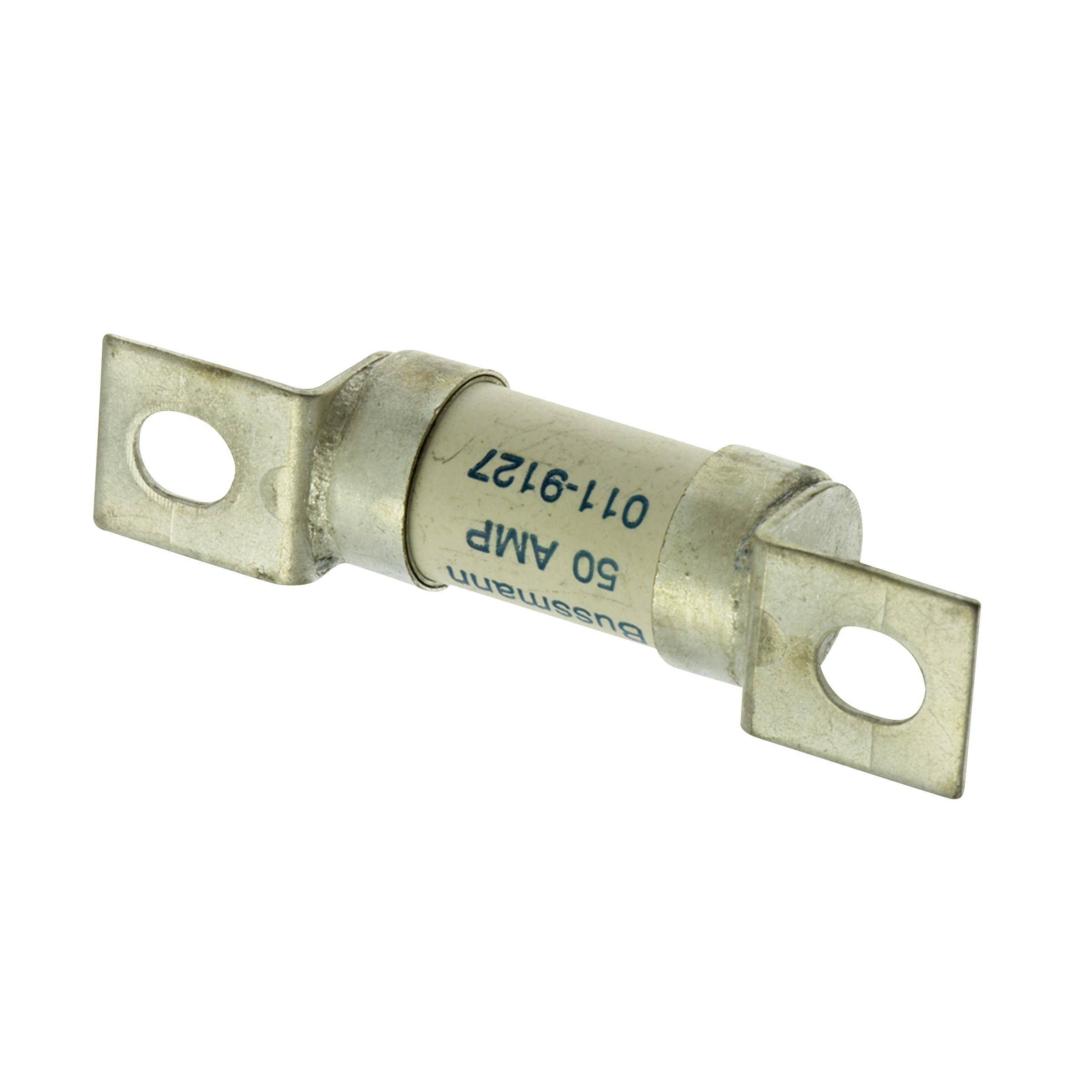 Bussmann 011-9127 Offset Bolted Fuse Link, 400 VAC, 50 A