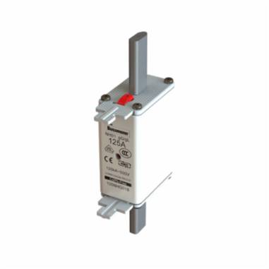 Edison 100NHG01B Fuse Link With Metal Gripping Lug, 500 VAC, 100 A
