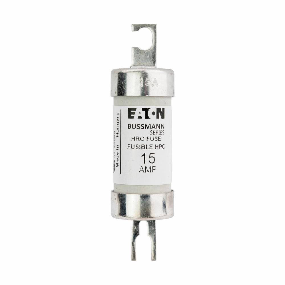 Bussmann 15CIH07 CIH HRCI-MISC Type K Non-Indicating Fuse, 15 A, 600 VAC, 200 kA Interrupt, Cartridge Body