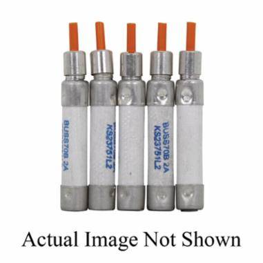 Bussmann Telpower® 70G-1/2A Pin Telecommunications Fuse, 0.5 A, 125 VAC/300 VDC, 1 kA Interrupt, Cartridge Body