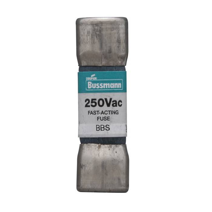 Bussmann BBS-8 Fast Acting Fuse, 8 A, 250 VAC, 10 kAIC Interrupt, Class: Supplemental, Cartridge Body