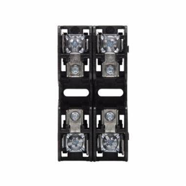 Bussmann BCM603-2PQ Modular Fuse Block With Pressure Plate, 600 VAC, 30 A, 18 to 10 AWG Wire, 2 Poles
