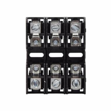 Edison BCM603-3C Modular Fuse Block With Wire Connector, 600 VAC, 30 A, 14 to 2 AWG, 8 to 2 AWG Wire, 3 Poles