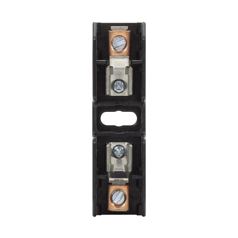 Edison BG3011B Open Style Fuse Block, 600 VAC/VDC, 1 to 15 A, Class: G, 14 to 6 AWG Wire, 1 Pole