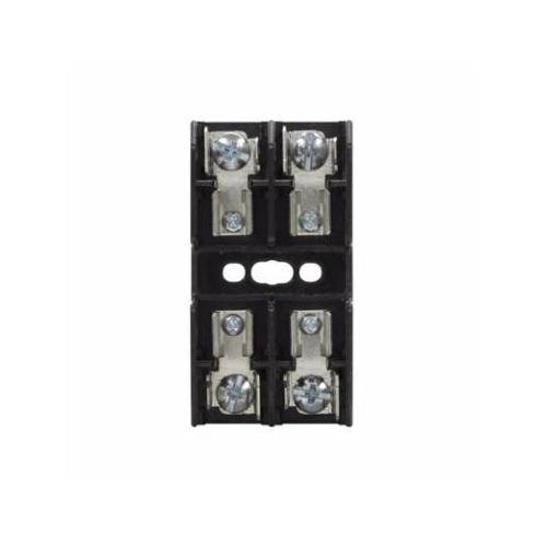 Edison BG3012PQ Open Style Fuse Block, 600 VAC/VDC, 1 to 15 A, Class: G, 18 to 10 AWG Wire, 2 Poles