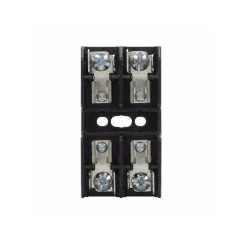 Edison BG3012SQ BG Series Open Style Fuse Block, 600 VAC/VDC, 1 to 20 A, Class: G, 14 to 10 AWG Wire, 2 Poles