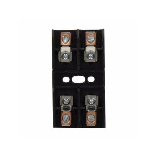 Edison BG3032B Open Style Fuse Block, 480 VAC/VDC, 25 to 30 A, Class: G, 14 to 6 AWG Wire, 2 Poles