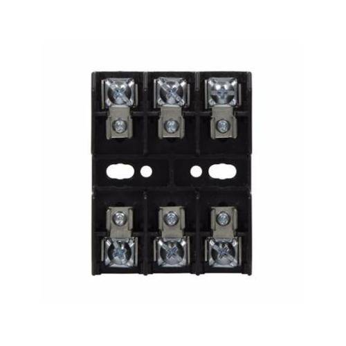 Edison BG3033P Open Style Fuse Block, 480 VAC/VDC, 25 to 30 A, Class: G, 18 to 10 AWG Wire, 3 Poles