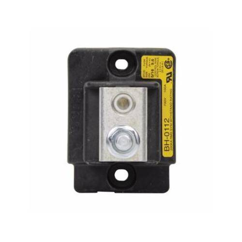 Bussmann BH-0112 Modular Fuse Block, 0 to 700 V, 0 to 100 A, 14 to 2/0 AWG Wire, 1 Pole