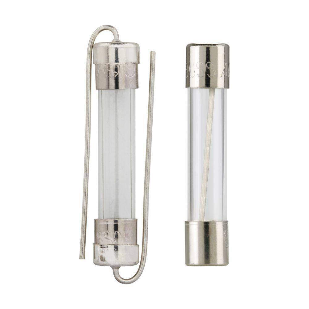 Bussmann AGC-8/10-R Small Dimension Fast Acting Fuse With Nickel Plated Brass End Caps, 8/10 A, 250 VAC, 35 A, 10 kA Interrupt, Cylindrical Body