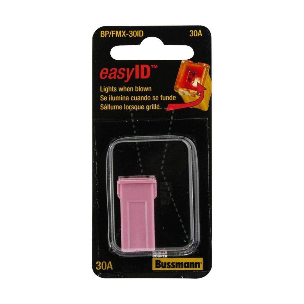 Bussmann BP/FMX-30ID Blade Fuse, 30 A, 32 VDC, Pink