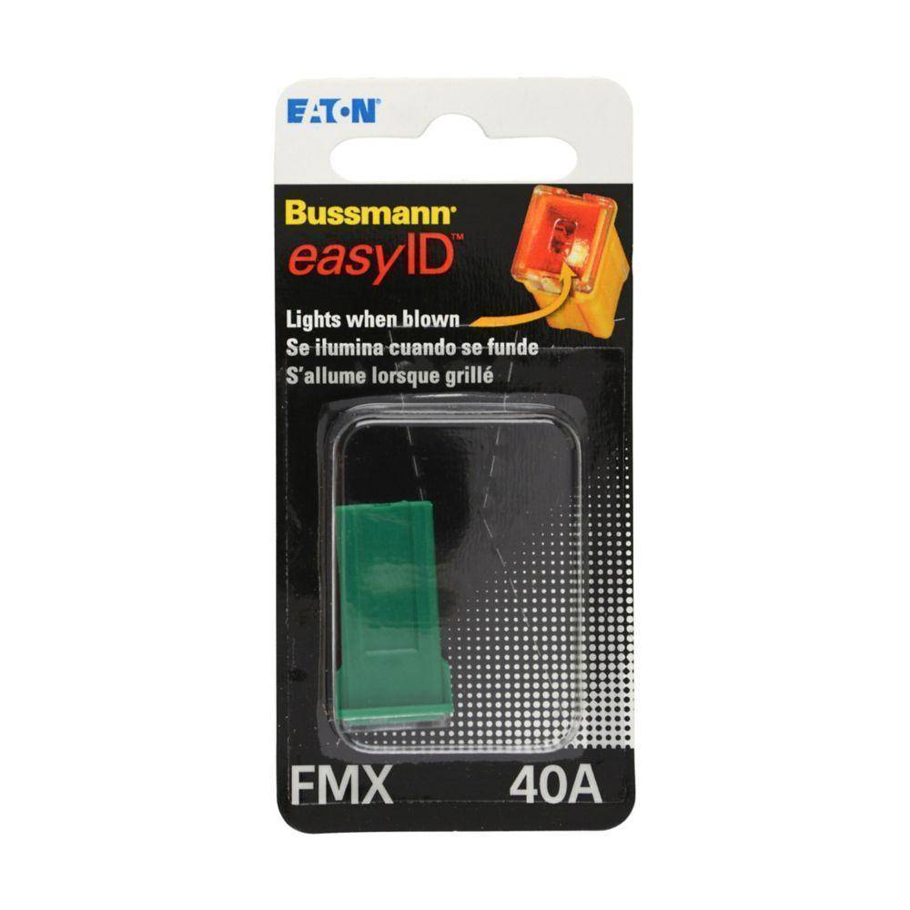 Bussmann BP/FMX-40ID Blade Fuse, 40 A, 32 VDC, Green